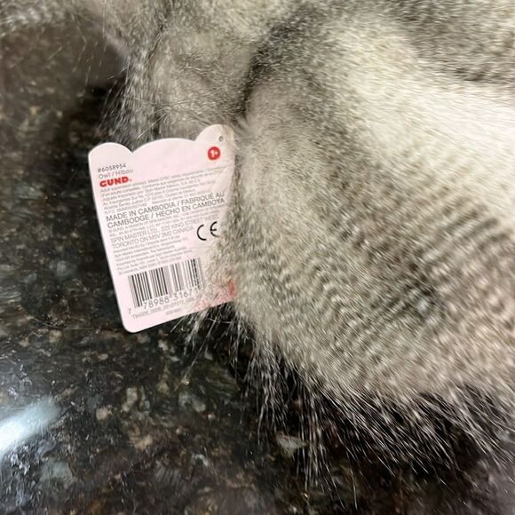 White Owl Hibou By GUND Plush Toy Animal 10" Bird Snowy Owl #6058954 - Picture 10 of 10